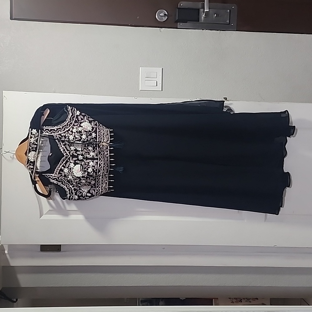 Black Indowestern Palazo pant set